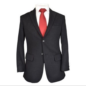 Pronto Uomo Black Slim Fit Blazer 36S